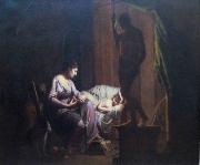 Penelope Unravelling Her Web Joseph wright of derby